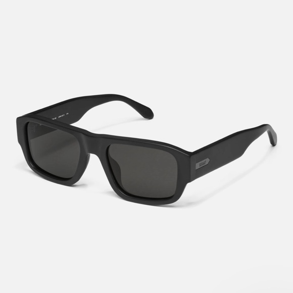 Quay Sunglasses. Black Matte Night Cap. Polarized. - Picture 2 of 5
